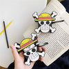 Coque AirPods 1 et 2 One Piece Jolly Roger - Japan World
