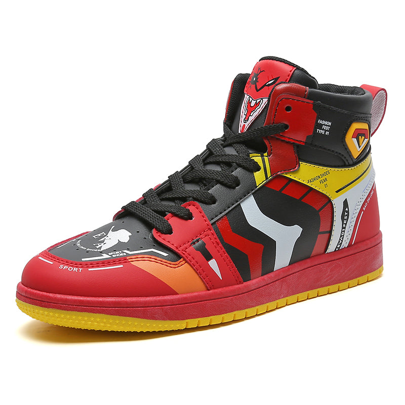 Evangelion Red High Sneakers