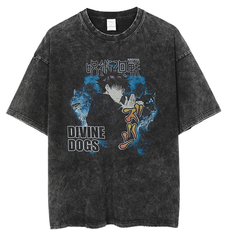 Jujutsu Kaisen Vintage Divine Dog T-Shirt