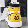 Load image into Gallery viewer, One Piece Trafalgar D. Water Law Yellow High Sneakers