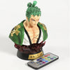 Charger l&#39;image dans la visionneuse de la galerie, Buste One Piece Roronoa Zoro à LED - Japan World
