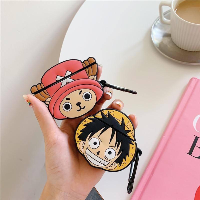 Coques AirPods 1 et 2 One Piece Luffy & Chopper - Japan World