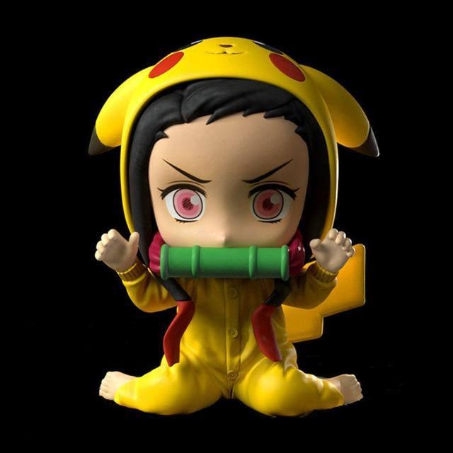 Figurine Demon Slayer Nezuko Kamado Pikachu - Japan World