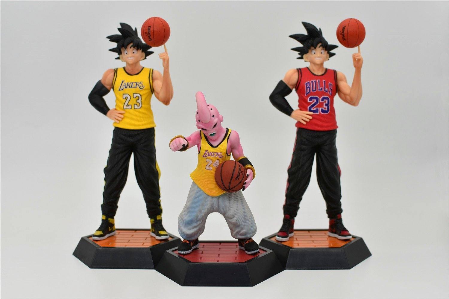 Figurine Dragon Ball Goku et Majin Buu Basketball - Japan World