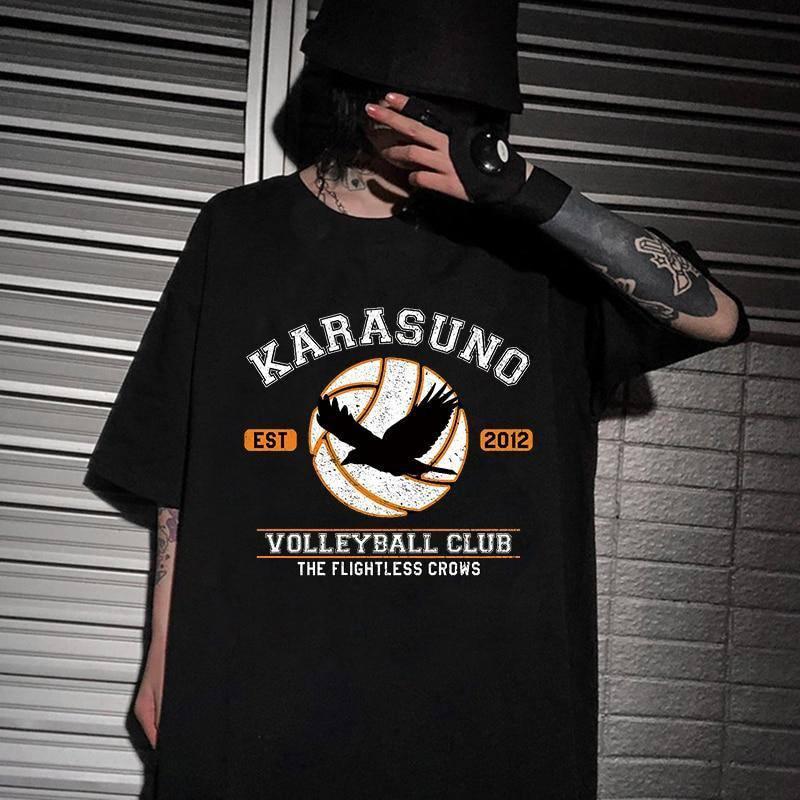 Haiykuu Karasuno Volleyball Club Printed T-Shirt