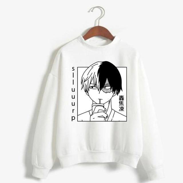 Sweatshirt My Hero Academia Shoto Todoroki Slurp - JapanWorld