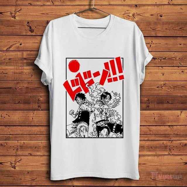 T-Shirt One Piece Ace & Luffy - JapanWorld