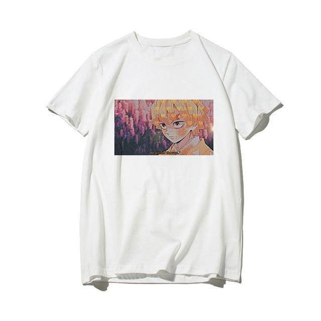 T-Shirt Imprimé Demon Slayer Zenitsu - JapanWorld