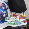 Load image into Gallery viewer, Sneakers Demon Slayer Giyu High Red/Green