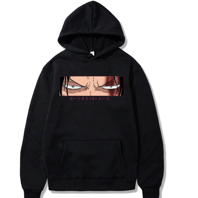 One Piece Portgas D. Ace Eyes Hoodie