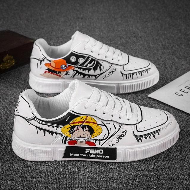 Sneakers One Piece Luffy Flat - Japan World